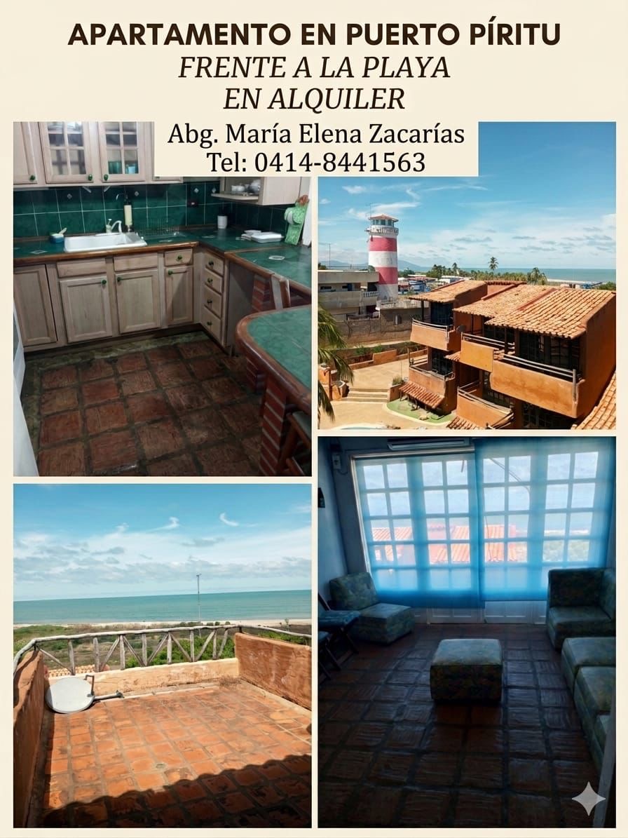 Apartamento en Puerto Píritu Frente a la Playa
